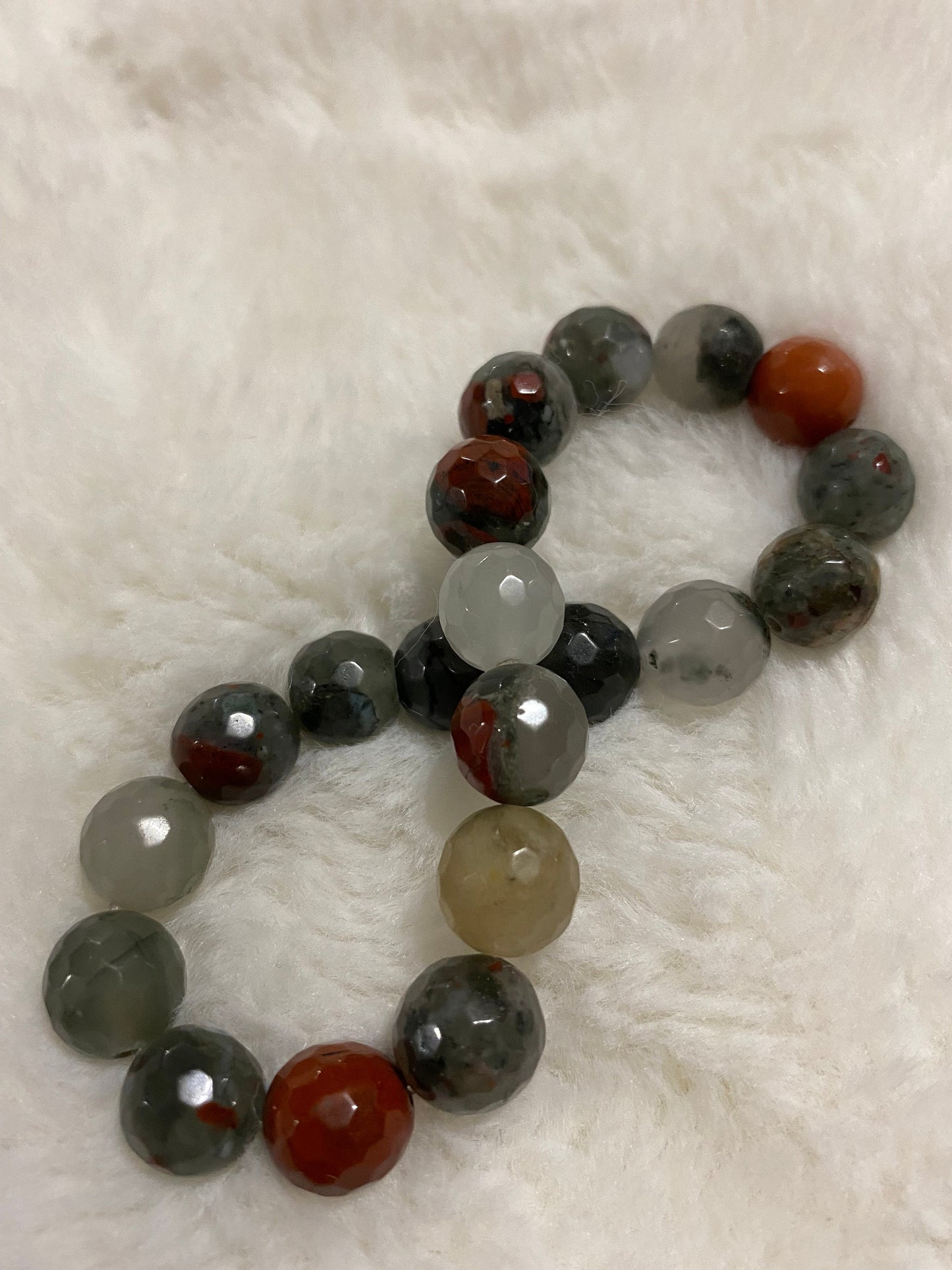 Red Jasper Gemstone Bracelet: Custom African Jewelry Gift