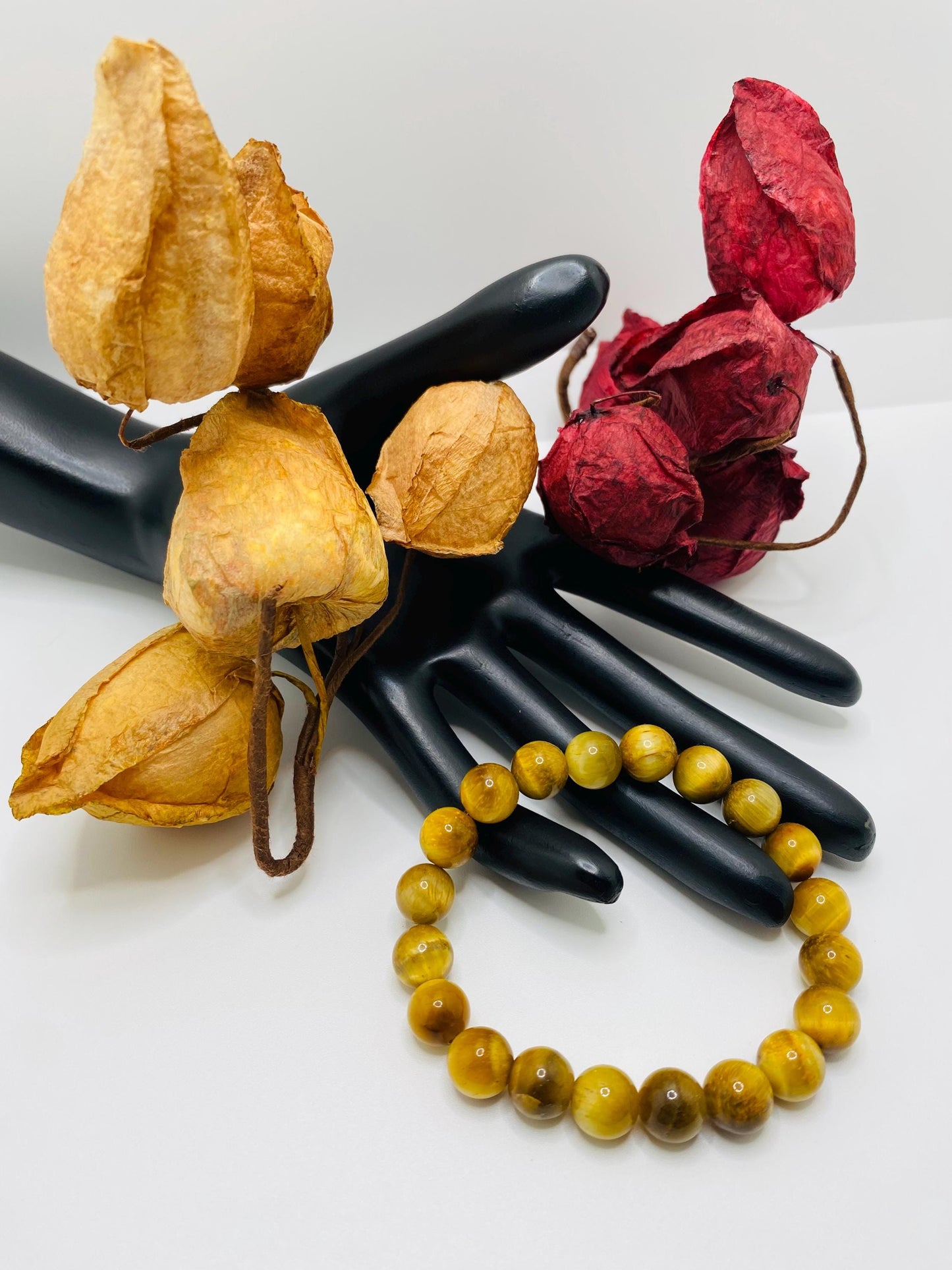 Golden Tiger's Eye Gemstone Bracelet: Handmade Unisex Jewelry