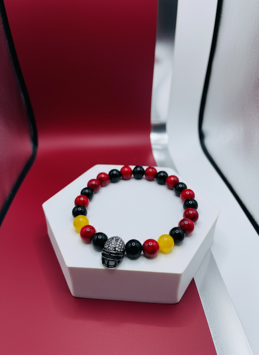 Background for Arizona Cardinals Bracelet