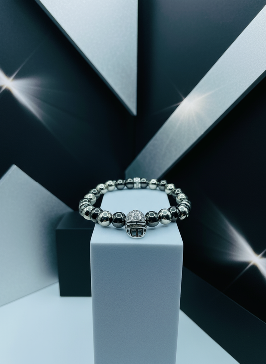 Background for Las Vegas Raiders Bracelet