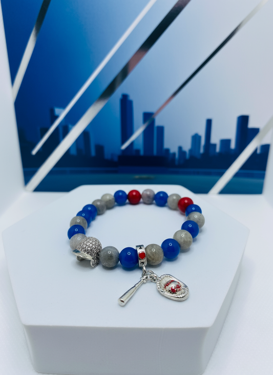 Background for Los Angeles Dodgers Bracelet