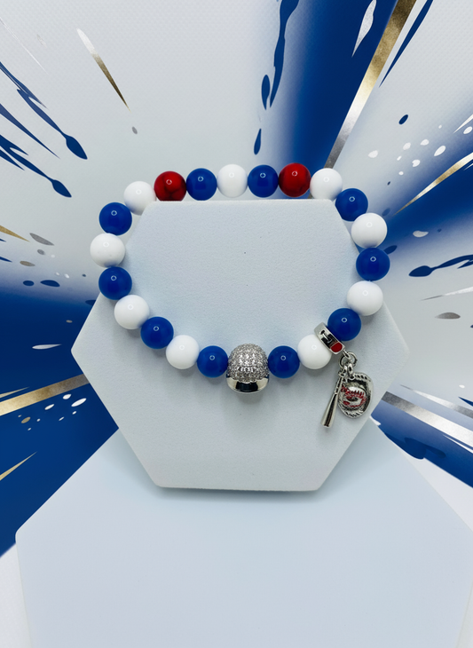 Background for Los Angeles Dodgers Bracelet