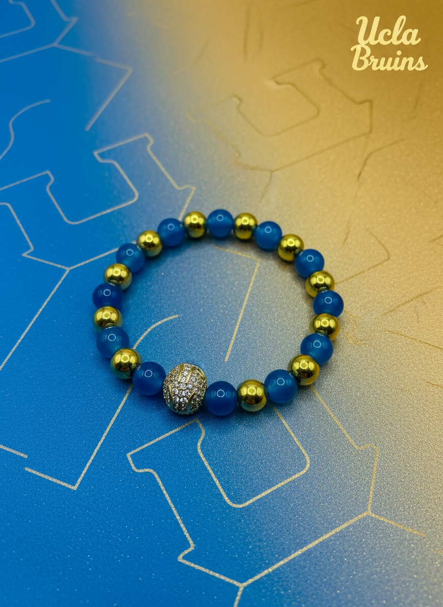 Background for UCLA Football Bracelet