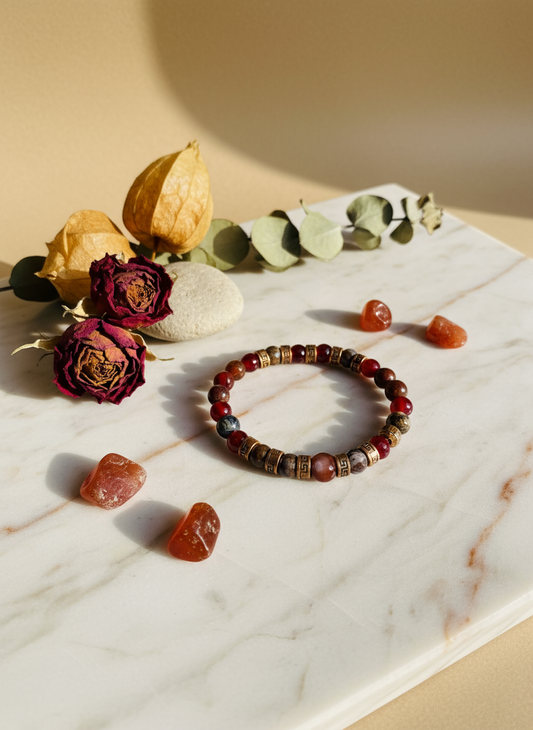 Carnelian Bracelet Styled Product Image