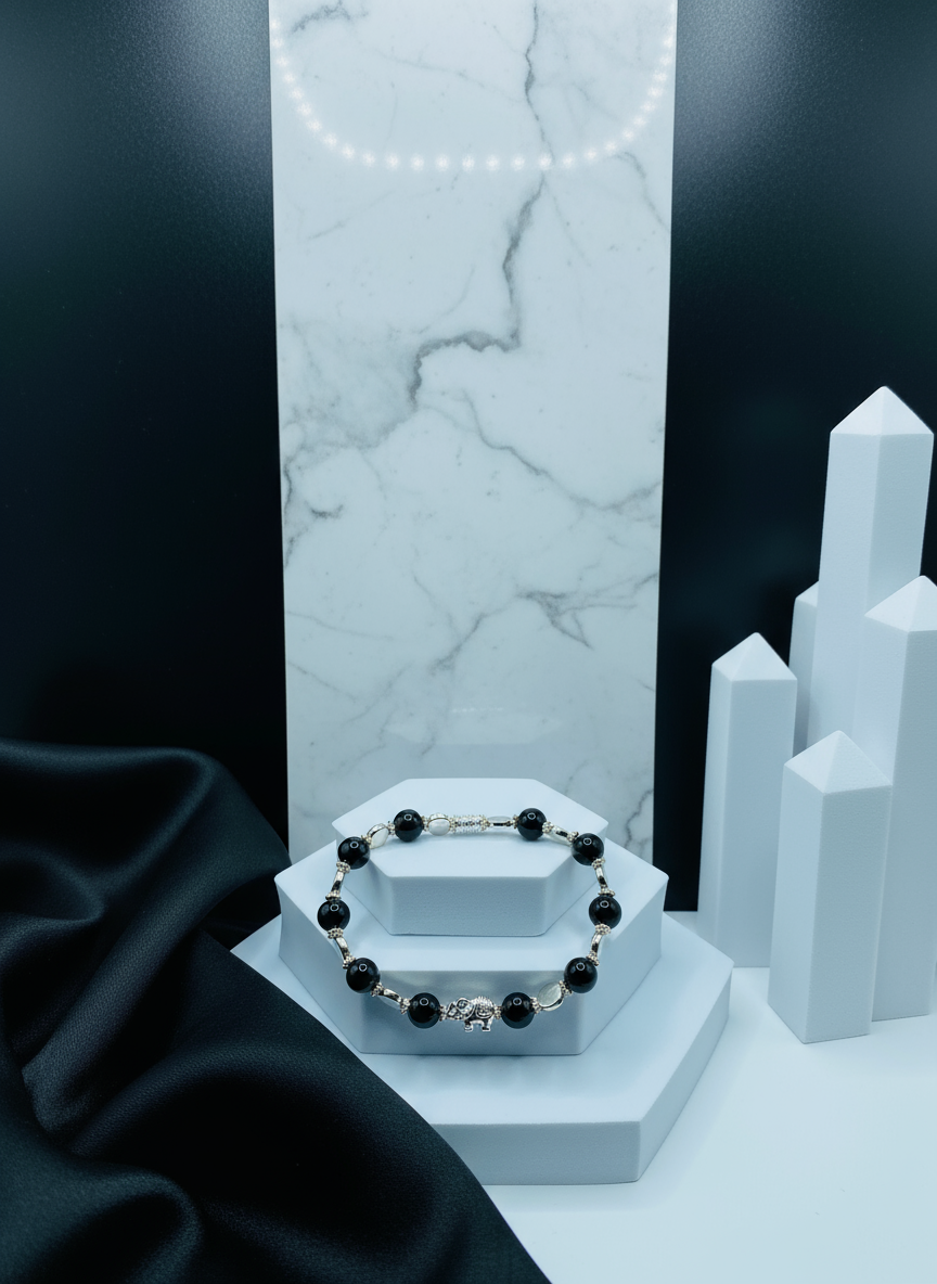 Enhanced background for Elephant Charm Bracelet