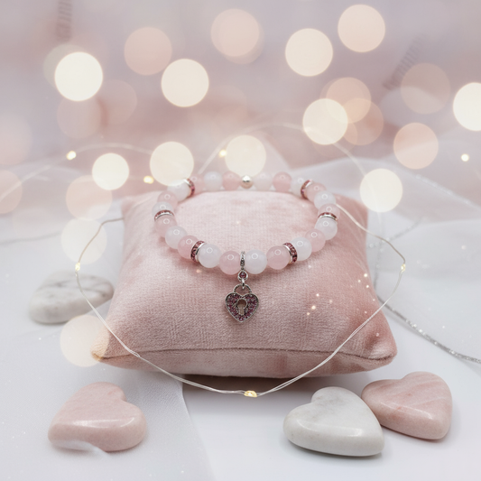 Heart Locket Bracelet Background