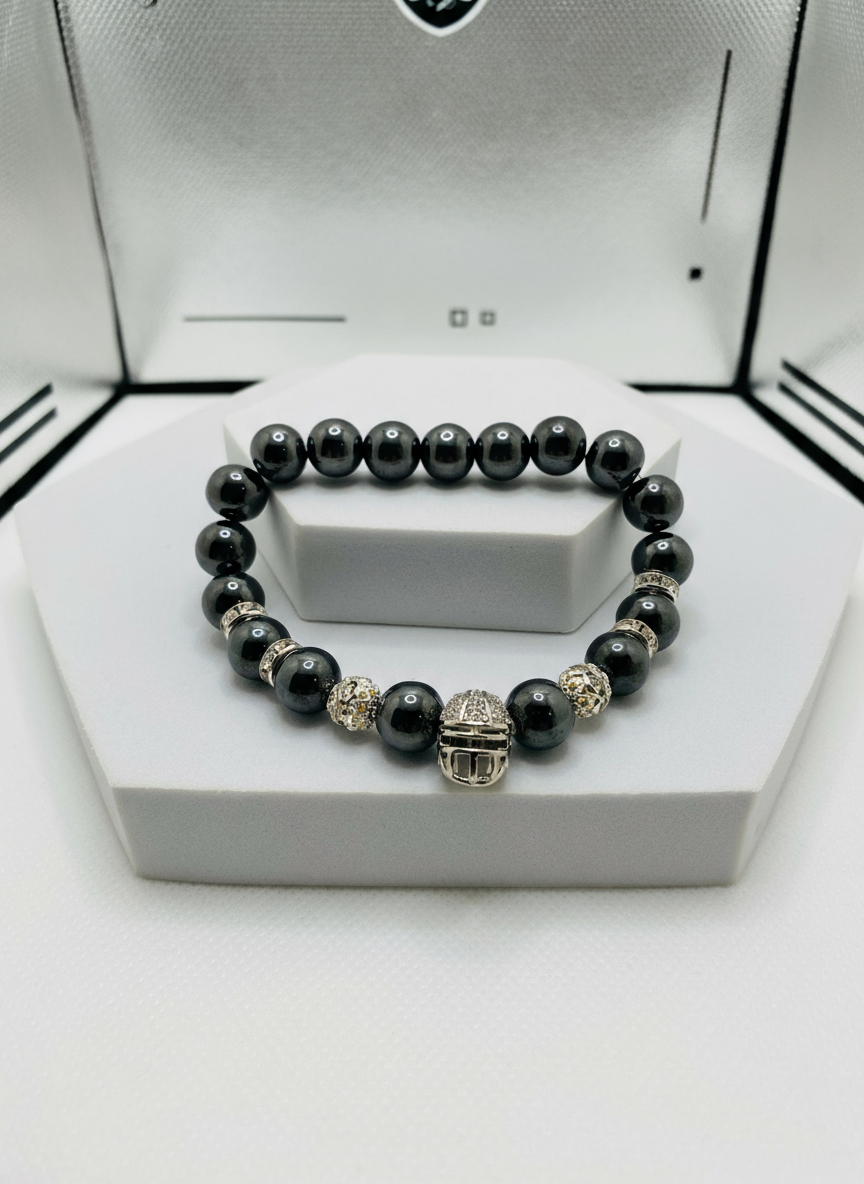Las Vegas Raiders Bracelet - More Silver