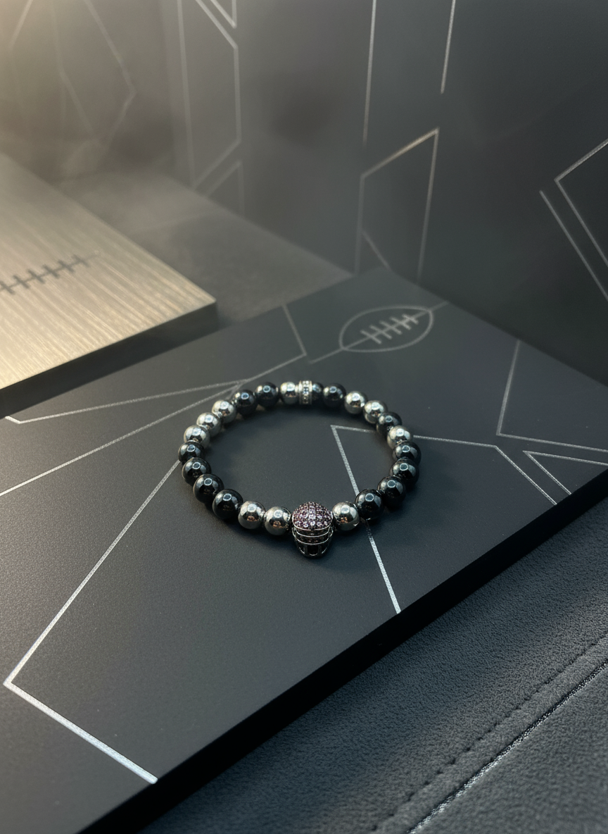 Las Vegas Raiders Bracelet - Subtle Sophisticated Style