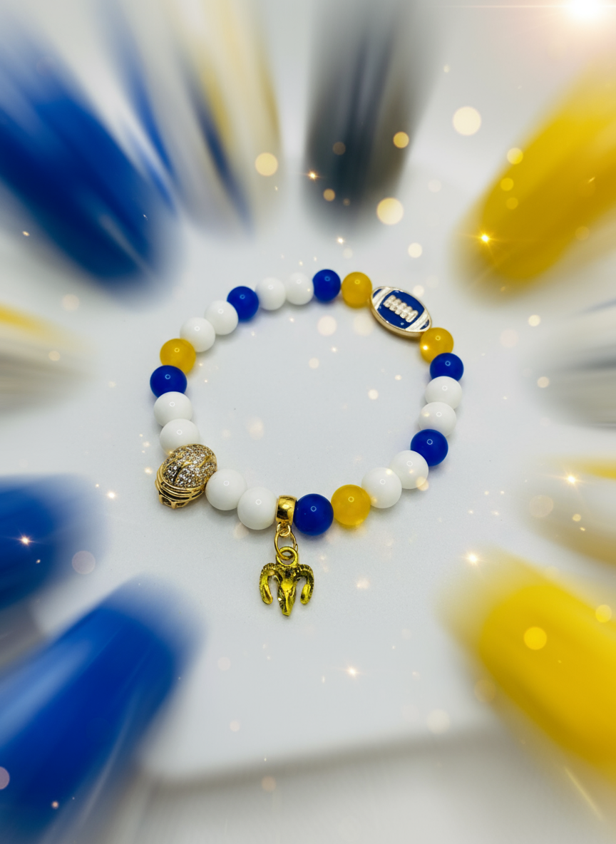 Los Angeles Rams Bracelet - More Vibrant Style
