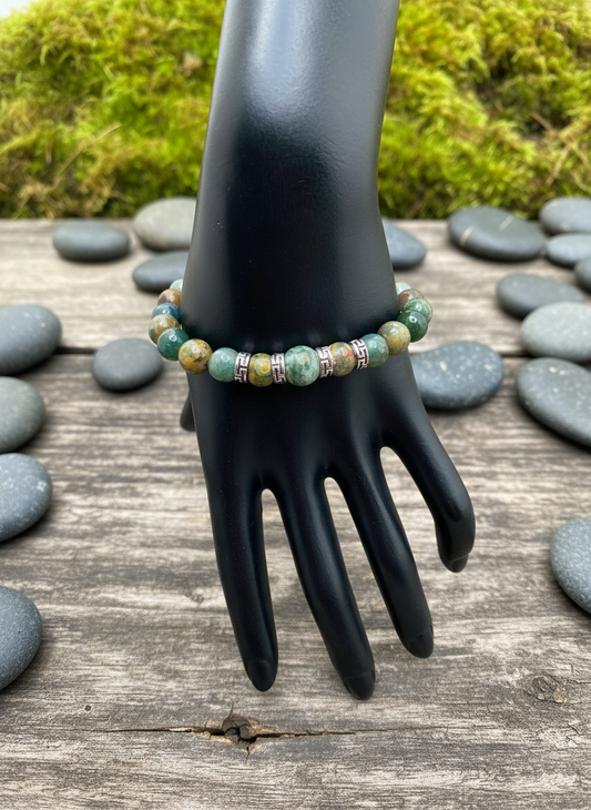 Moss Agate Bracelet Enhanced v2