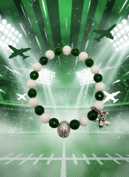 New York Jets Football Bracelet - Enhanced