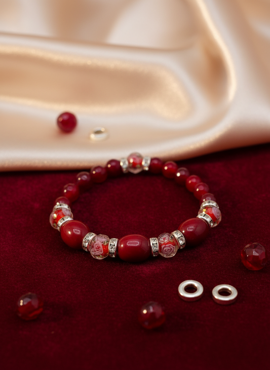 Red Jade Bracelet Background