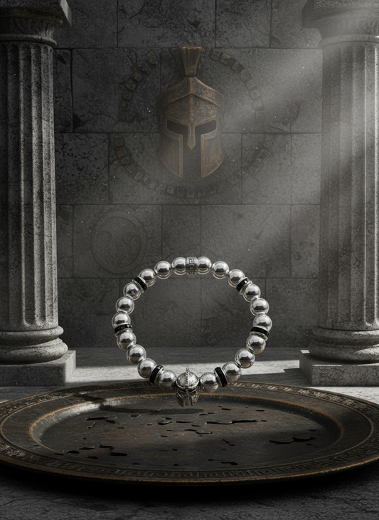 Spartan Helmet Bracelet Background